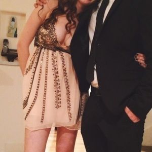 Beaded free people dress